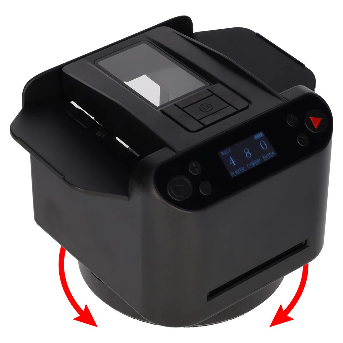 2-in-1 Automatic Card Shuffler & Dealer Machine 360° Rotating