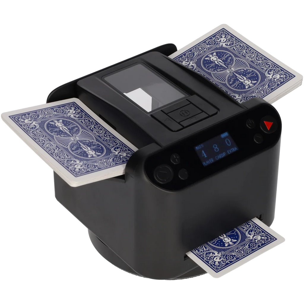 2-in-1 Automatic Card Shuffler & Dealer Machine 360° Rotating