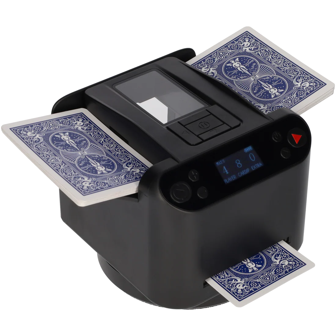 2-in-1 Automatic Card Shuffler & Dealer Machine 360° Rotating