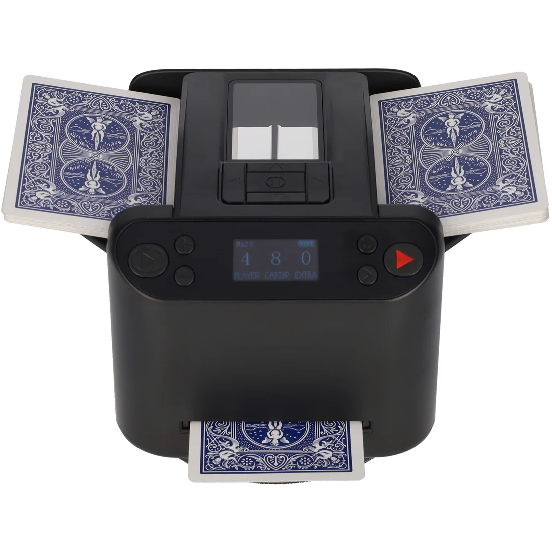 2-in-1 Automatic Card Shuffler & Dealer Machine 360° Rotating