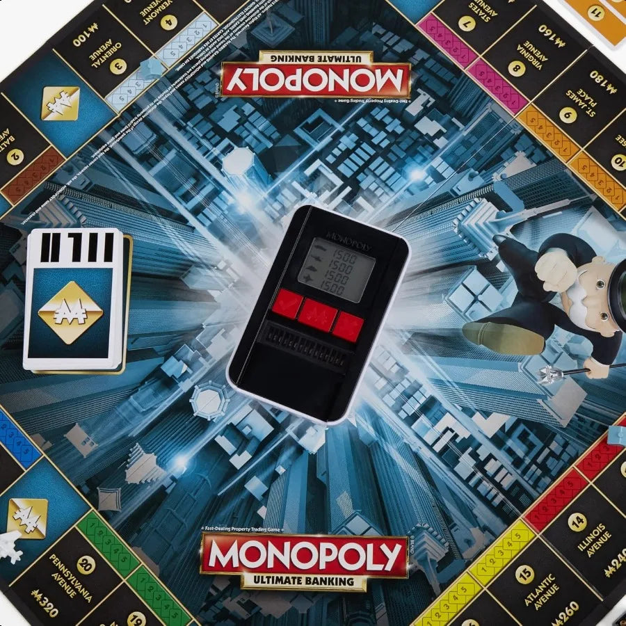Monopoly Ultimate Banking High-Tech Family Fun for Ages 8+