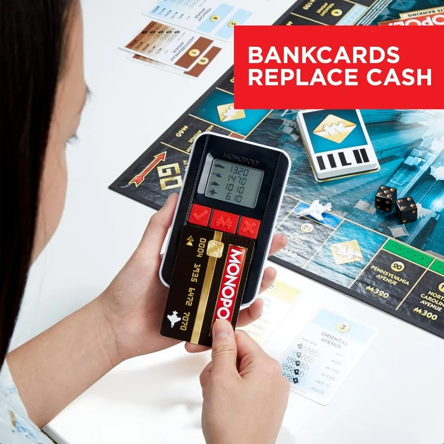 Monopoly Ultimate Banking High-Tech Family Fun for Ages 8+