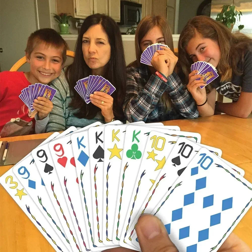 Five Crowns Purple Premium Interactive Card Game for Fun Family Nights
