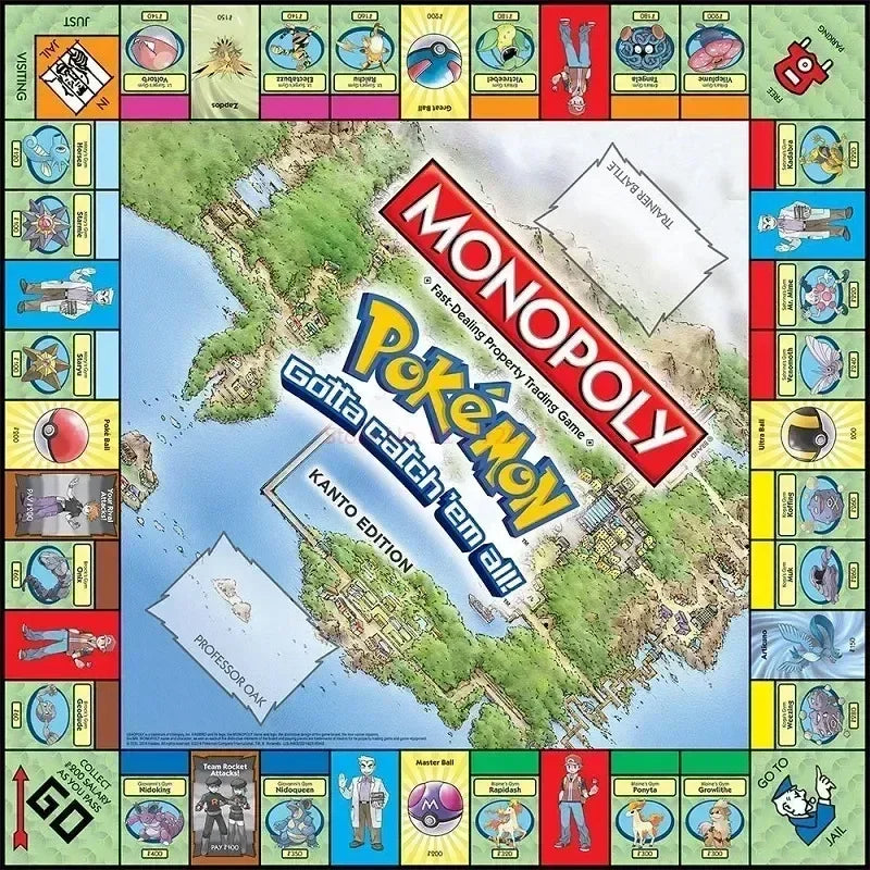 Pokémon Pikachu Monopoly Epic Real Estate Adventure for All Ages