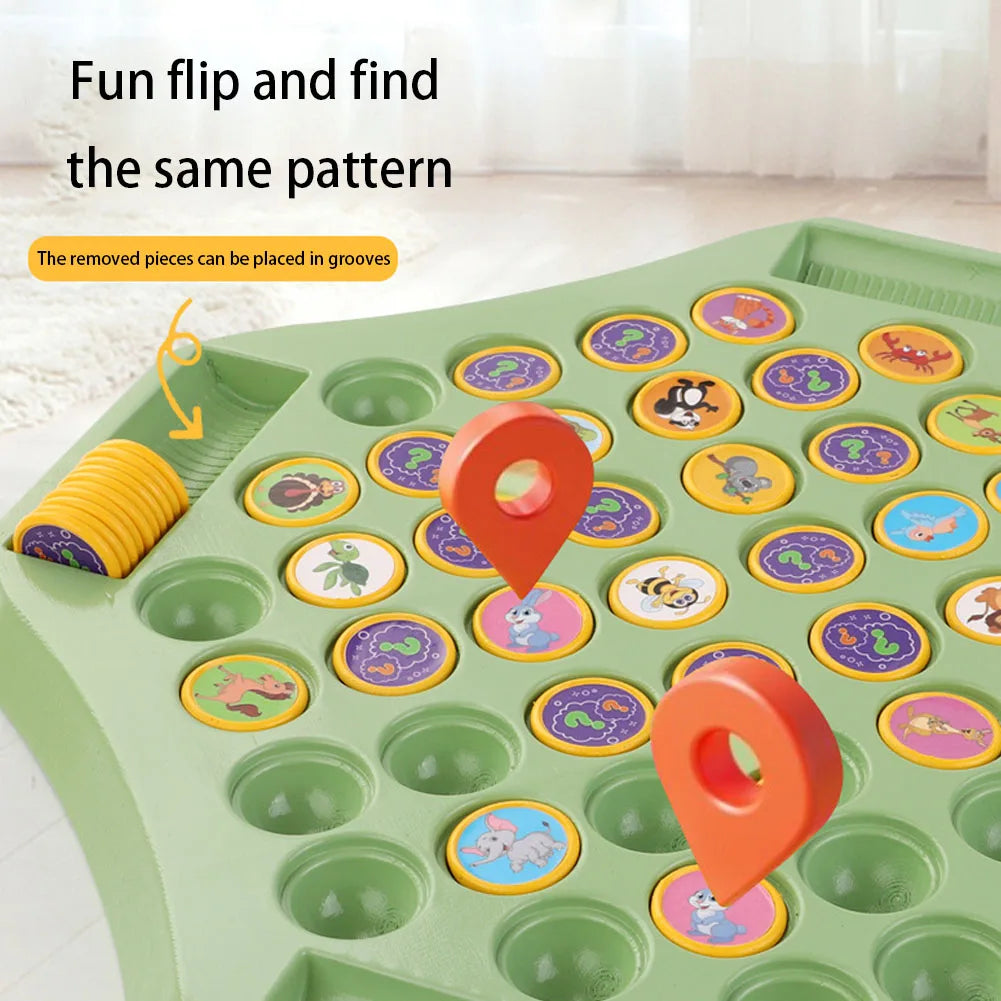 Battle Chess Safari: Fun Animal Flip Chess for Kids & Family Learning