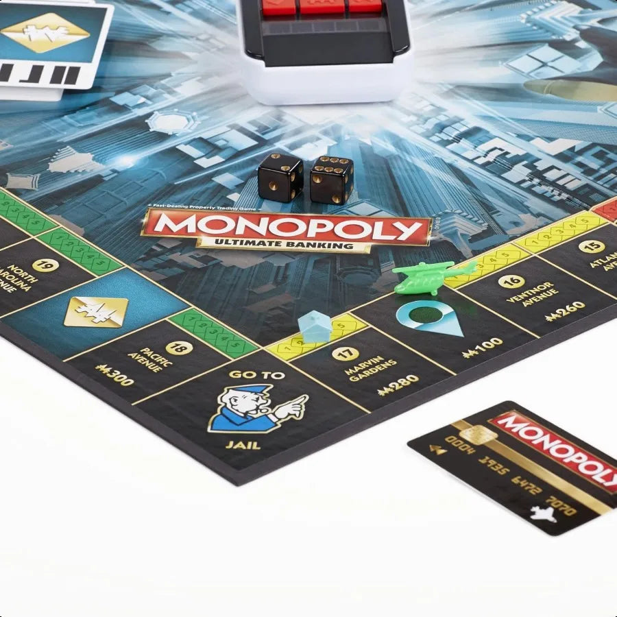 Monopoly Ultimate Banking High-Tech Family Fun for Ages 8+