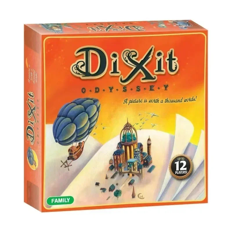 Dixit Odyssey Dreamscape Chronicles - The Captivating Picture Card Quest for Family Fun & Parties