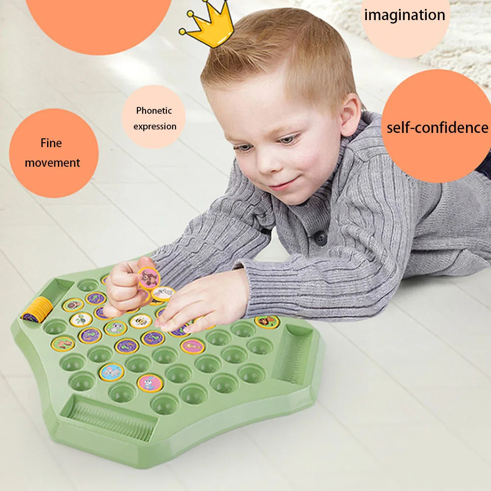 Battle Chess Safari: Fun Animal Flip Chess for Kids & Family Learning
