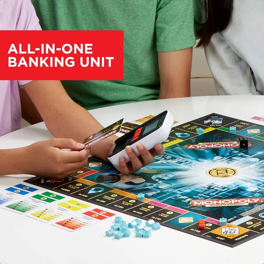 Monopoly Ultimate Banking High-Tech Family Fun for Ages 8+