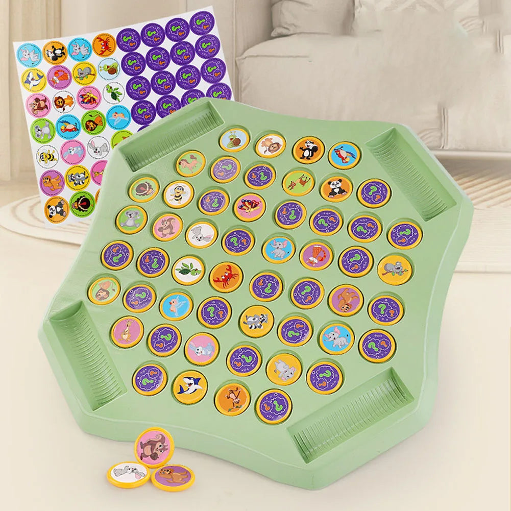 Battle Chess Safari: Fun Animal Flip Chess for Kids & Family Learning