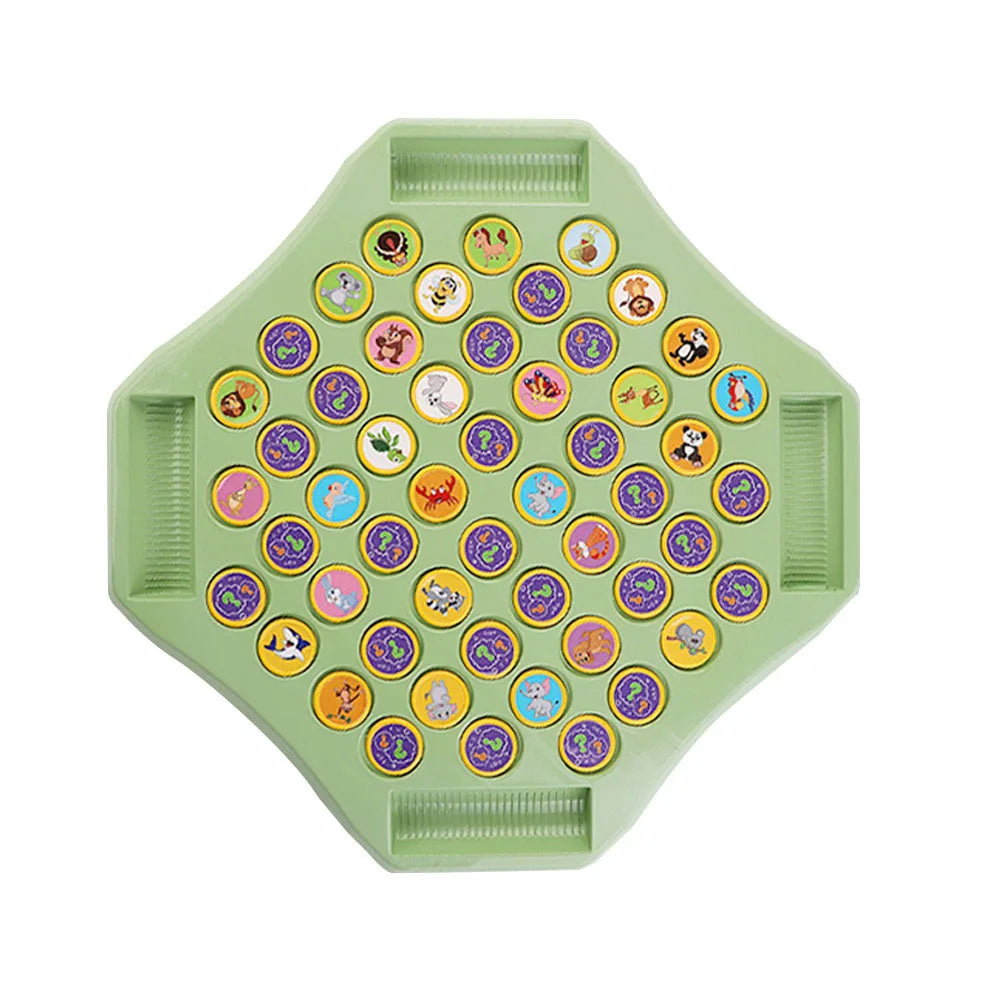 Battle Chess Safari: Fun Animal Flip Chess for Kids & Family Learning