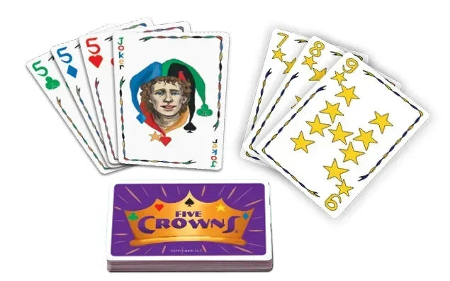 Five Crowns Purple Premium Interactive Card Game for Fun Family Nights