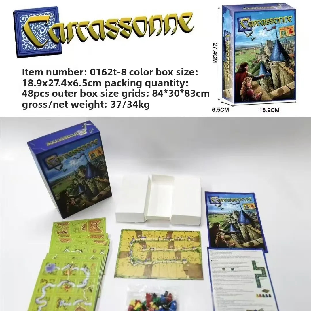 Carcassonne Winter Edition Enchanting Strategy Board Game for All Seasons