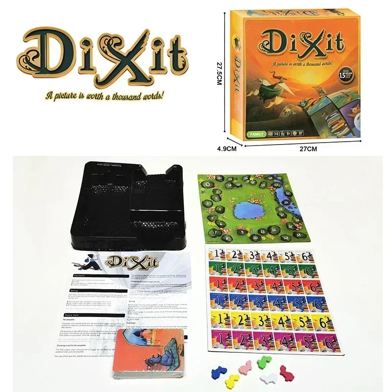 Dixit Odyssey Dreamscape Chronicles - The Captivating Picture Card Quest for Family Fun & Parties