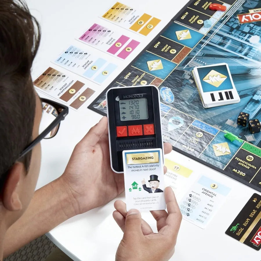 Monopoly Ultimate Banking High-Tech Family Fun for Ages 8+