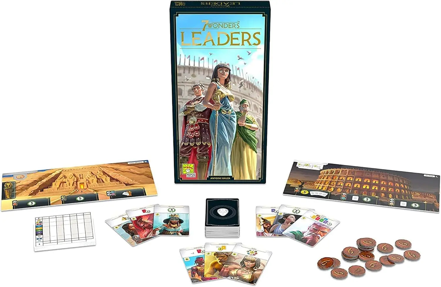 7 Wonders Leaders – Epic Strategy Expansion for Family Game Nights