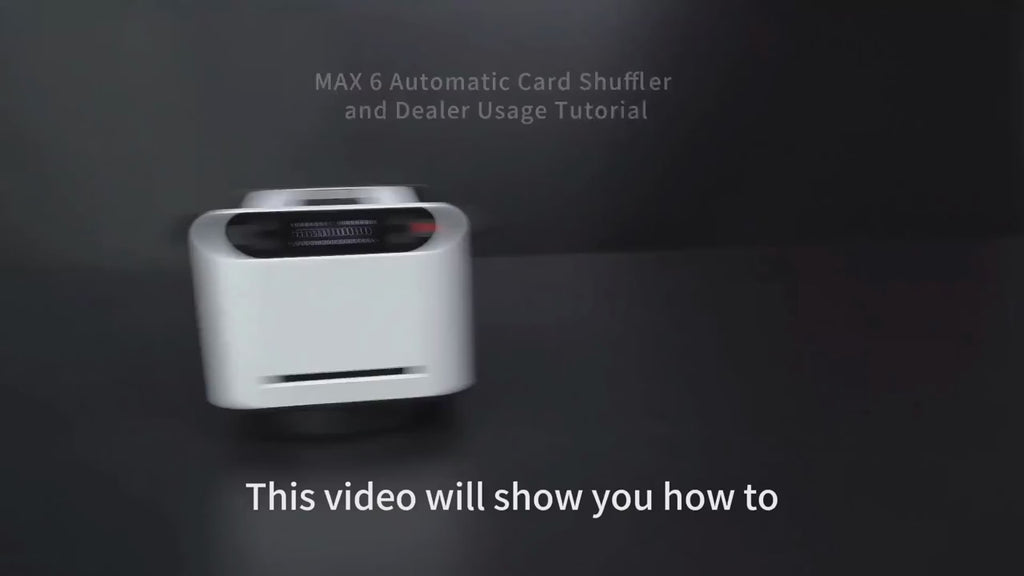 2-in-1 Automatic Card Shuffler & Dealer Machine 360° Rotating