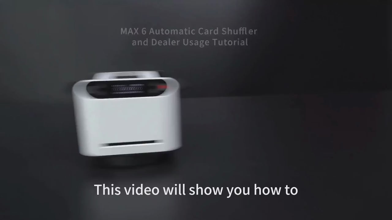 2-in-1 Automatic Card Shuffler & Dealer Machine 360° Rotating