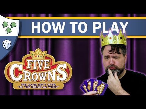 Five Crowns Purple Premium Interactive Card Game for Fun Family Nights