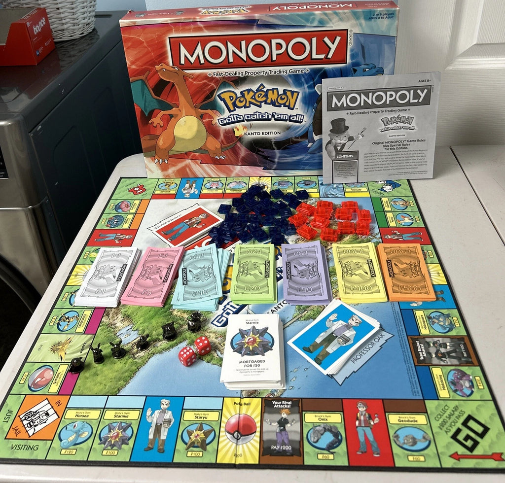 Pokémon Pikachu Monopoly Epic Real Estate Adventure for All Ages